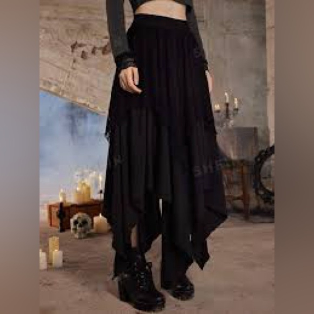 Gothic lace skirt